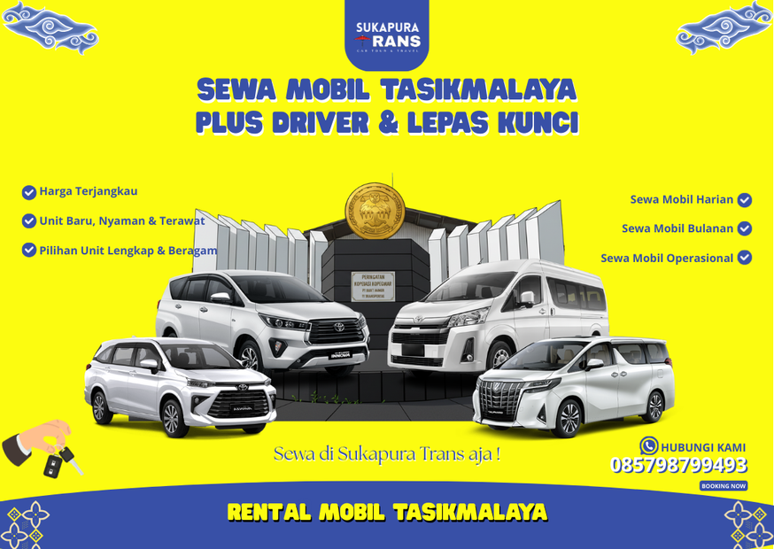 Jasa Rental Mobil Terlengkap di Tasikmalaya dan Seluruh Tasikmalaya
